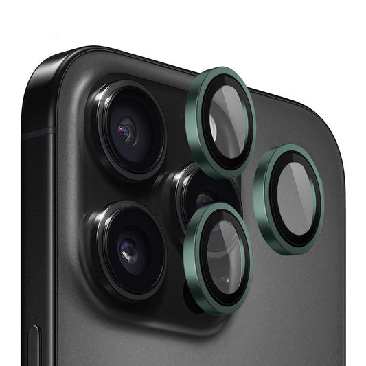 Beskyttelsesfilm for bakre kamera Blueo Metal Frame for Apple iPhone 13 Pro Max / 13 Pro, Herdet glass, Grønn
