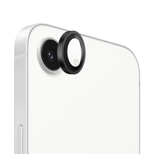 Beskyttelsesfilm for bakre kamera Blueo Metal Frame for Apple iPhone 17e / 16e, Herdet glass, svart