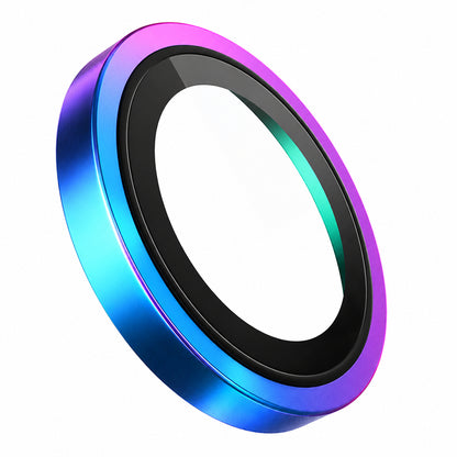 Blueo beskyttelsesglass til bakre kamera med metallramme for Apple iPhone Duo, herdet glass, flerfarget