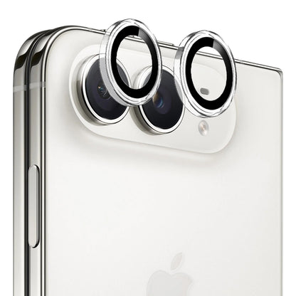 Blueo beskyttelsesglass til bakre kamera med metallramme for Apple iPhone Duo, herdet glass, gjennomsiktig