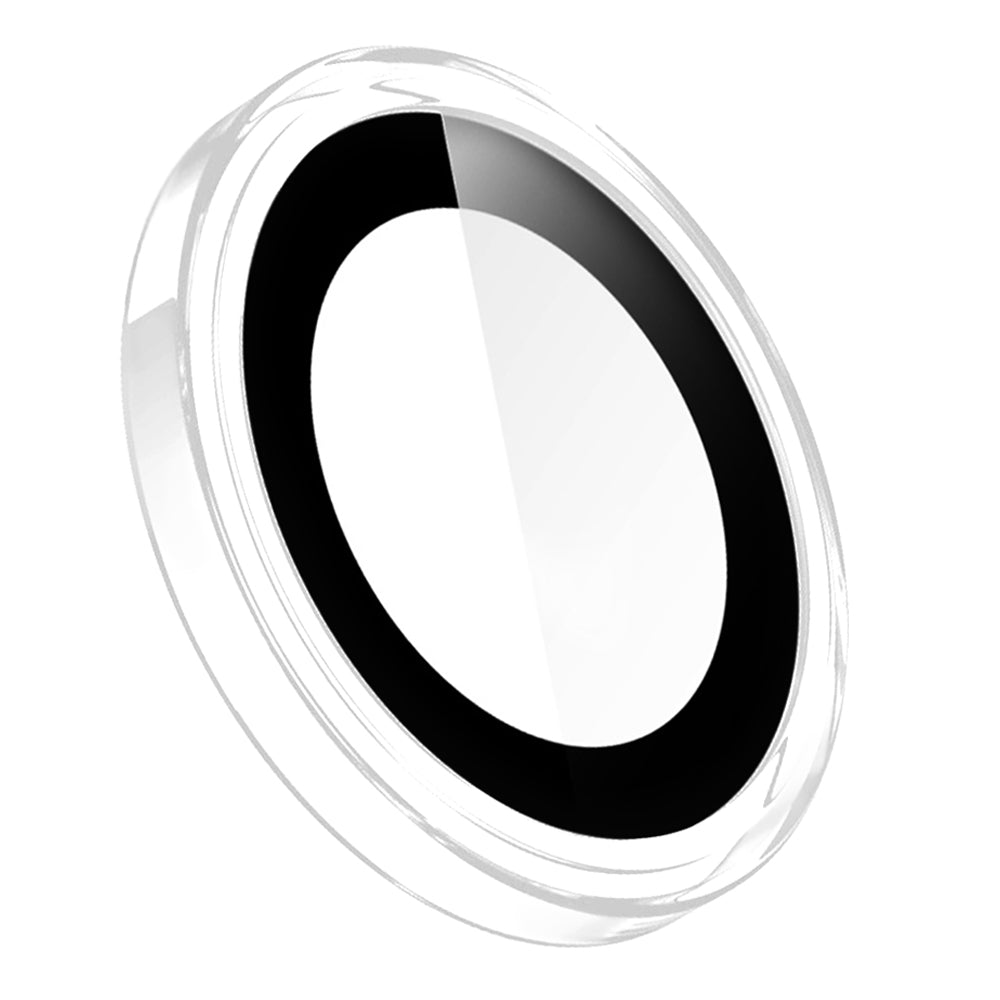 Blueo beskyttelsesglass til bakre kamera med metallramme for Apple iPhone Duo, herdet glass, gjennomsiktig
