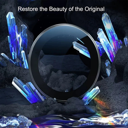 Blueo Sapphire Crystal bakkamera beskyttelsesfilm for Apple iPhone 14 Pro Max / 14 Pro, herdet glass, gullfarget