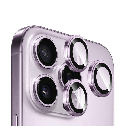 Blueo Sapphire Crystal bakre kamerabeskyttelse for Apple iPhone 14 Pro Max / 14 Pro, herdet glass, lilla