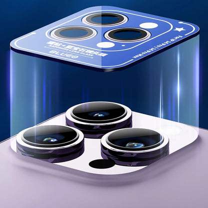 Blueo Sapphire Crystal bakre kamerabeskyttelse for Apple iPhone 14 Pro Max / 14 Pro, herdet glass, flerfarget