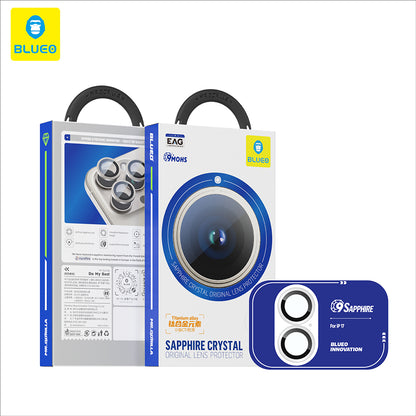 Beskyttelsesfolie for bakre kamera Blueo Sapphire Crystal for Apple iPhone 17, Herdet glass, Lilla