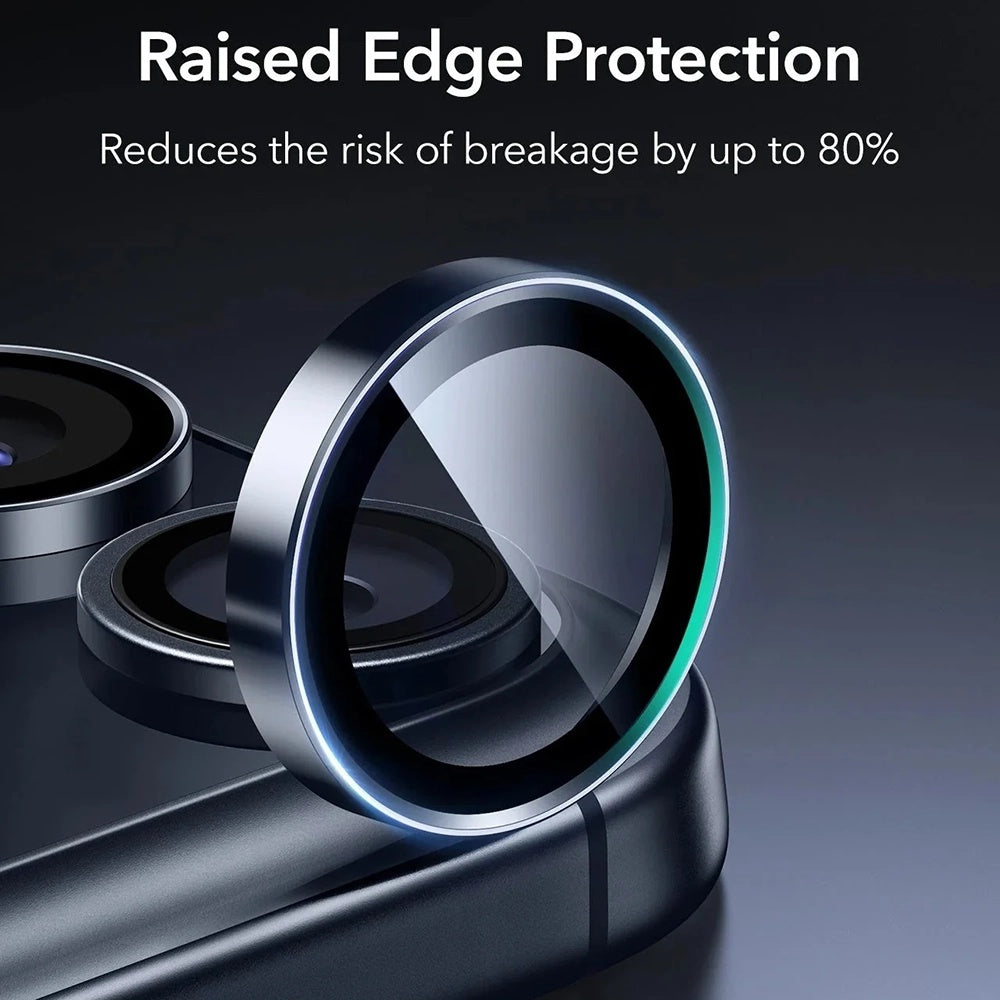 Bakre kamera beskyttelsesfilm ESR Armorite for Apple iPhone 17 Pro Max / 17 Pro / 16 Pro Max / 16 Pro, Herdet glass, Blå