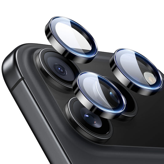 Bakre kamera beskyttelsesfilm ESR Armorite for Apple iPhone 17 Pro Max / 17 Pro / 16 Pro Max / 16 Pro, Herdet glass, Svart