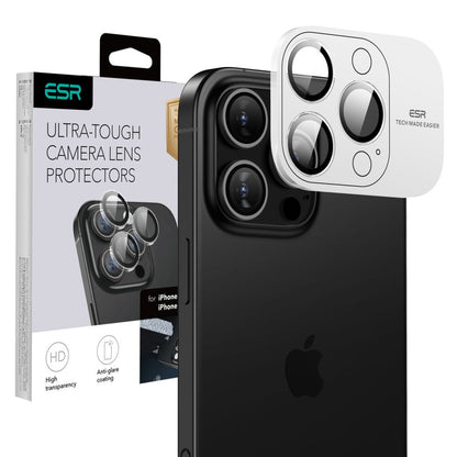 Bakre kamera beskyttelsesfilm ESR Armorite for Apple iPhone 17 Pro Max / 17 Pro / 16 Pro Max / 16 Pro, Herdet glass, Gjennomsiktig