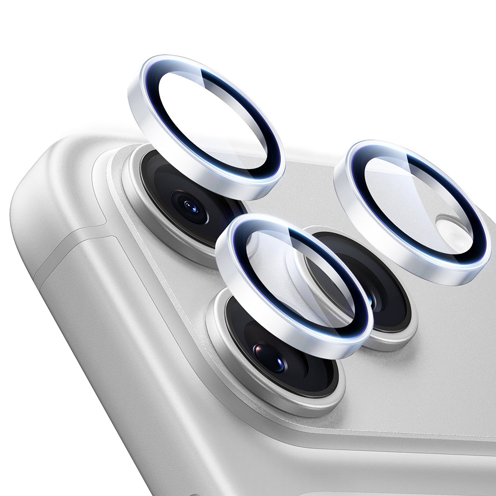 Beskyttelsesfilm for bakre kamera ESR Armorite for Apple iPhone 18 Pro / 18 Pro max, herdet glass, sølvfarget