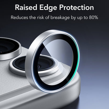 Beskyttelsesfilm for bakre kamera ESR Armorite for Apple iPhone 18 Pro / 18 Pro max, herdet glass, sølvfarget