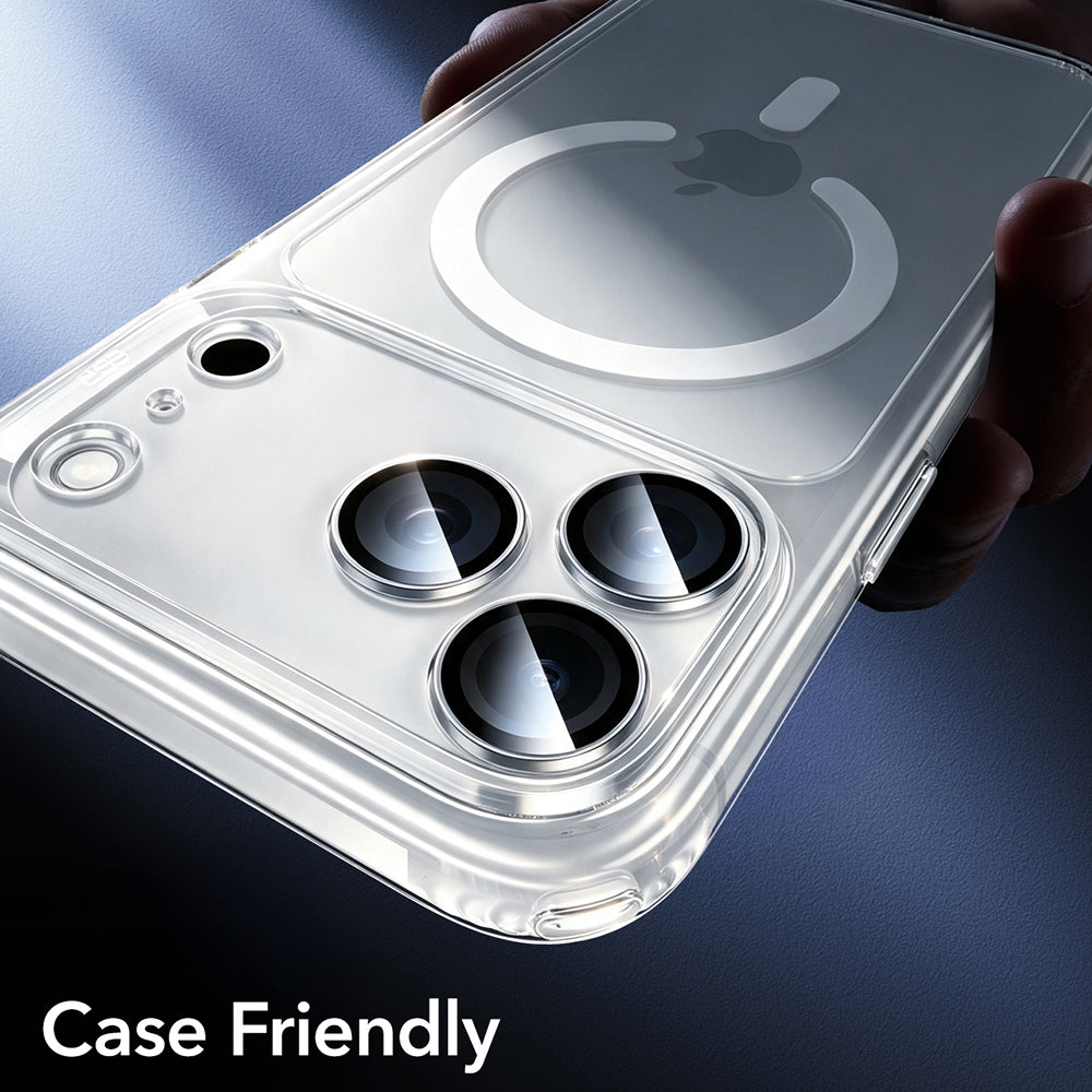 Beskyttelsesfilm for bakre kamera ESR Armorite for Apple iPhone 18 Pro / 18 Pro max, herdet glass, sølvfarget