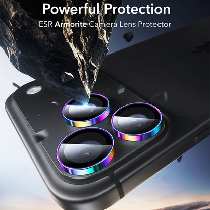 Beskyttelsesfilm for bakre kamera ESR Armorite for Apple iPhone 18 Pro / 18 Pro max, Herdet glass, Flerfarget