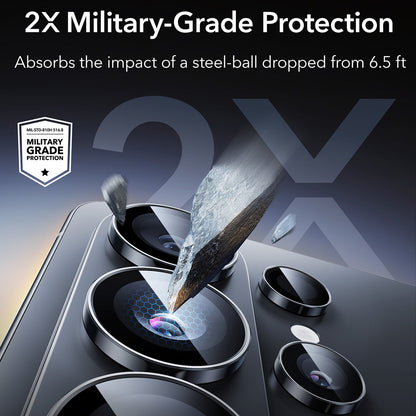 Bakre kamera beskyttelsesfilm ESR Armorite for Samsung Galaxy S26 Ultra S948, Herdet glass, Svart