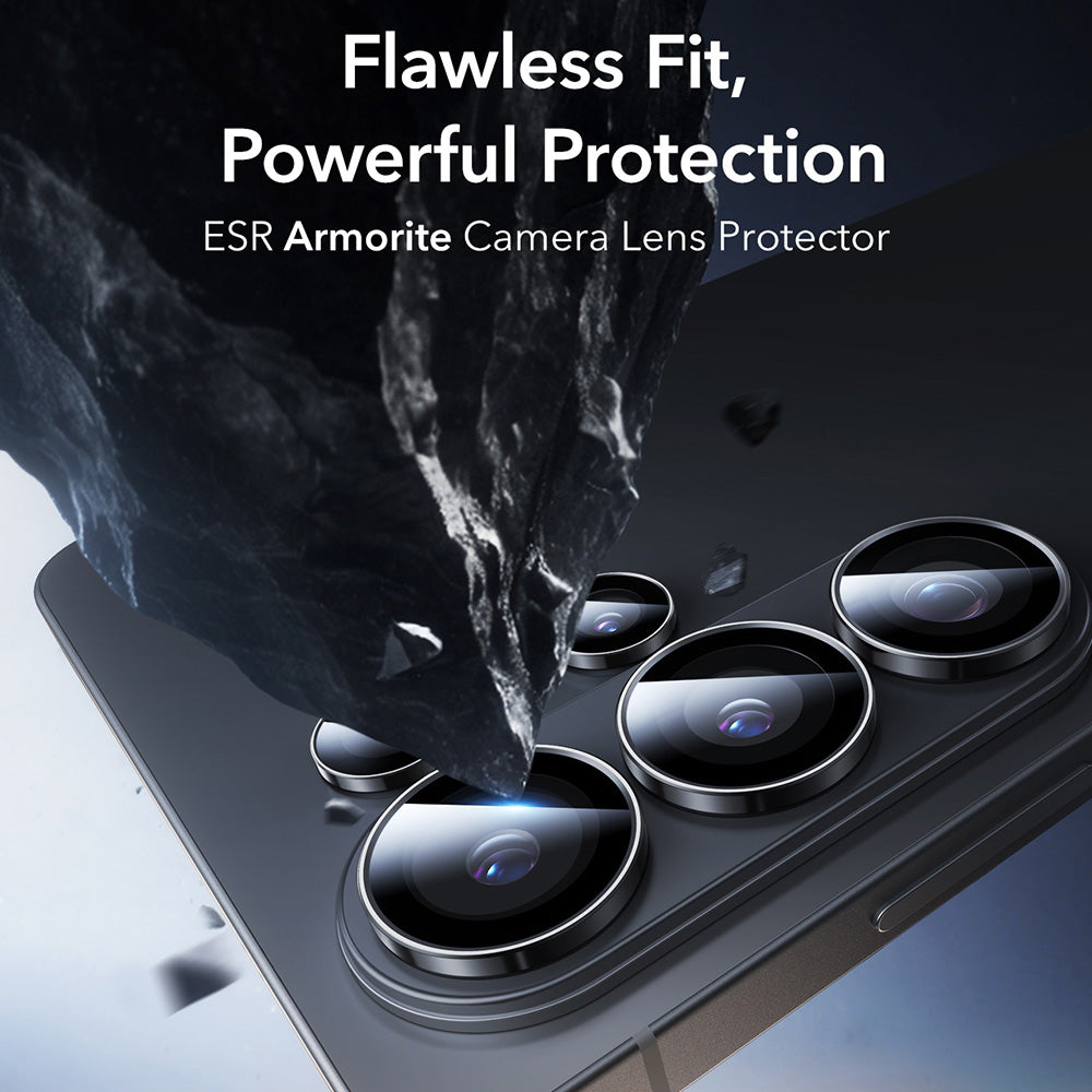 Bakre kamera beskyttelsesfilm ESR Armorite for Samsung Galaxy S26 Ultra S948, Herdet glass, Svart