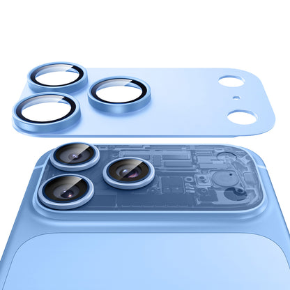 Bakre kameralinsebeskyttelse ESR Armorite Pro for Apple iPhone 18 Pro Max, Herdet glass, Blå