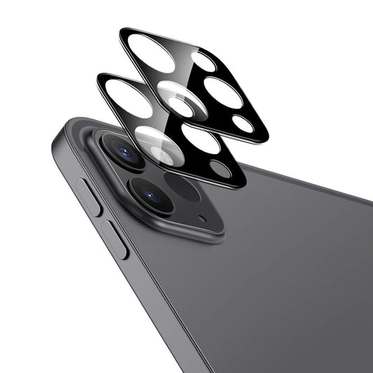 Bakre kamerabeskyttelsesfolie ESR for Apple iPad Pro 13 (2024) / Pro 11 (2022) / Pro 12.9 (2022), Herdet glass, Sett med 2 stykker, Svart