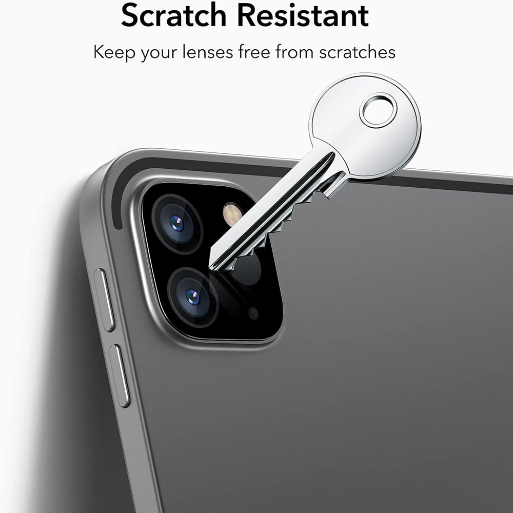 Bakre kamerabeskyttelsesfolie ESR for Apple iPad Pro 13 (2024) / Pro 11 (2022) / Pro 12.9 (2022), Herdet glass, Sett med 2 stykker, Svart