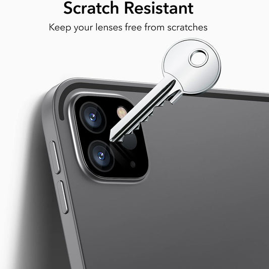 Bakre kamerabeskyttelsesfolie ESR for Apple iPad Pro 13 (2024) / Pro 11 (2022) / Pro 12.9 (2022), Herdet glass, Sett med 2 stykker, Svart