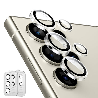 ESR bakkamera beskyttelsesfilm for Samsung Galaxy S24 Ultra S928, Herdet glass, Sett med 2 stk, Transparent