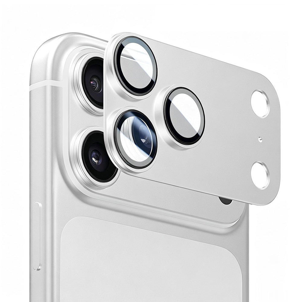 Beskyttelsesfilm for bakre kamera Lito Crown Halo AR + AF for Apple iPhone 18 Pro Max, Herdet glass, Sølv