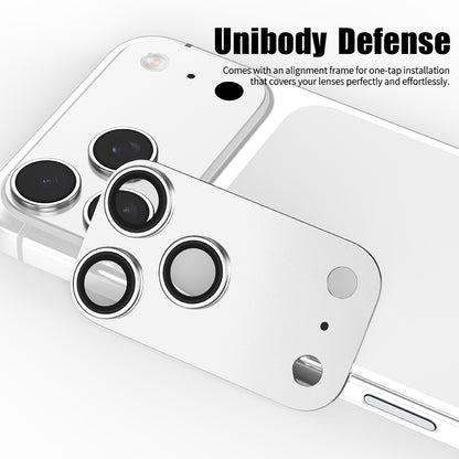 Beskyttelsesfilm for bakre kamera Lito Crown Halo AR + AF for Apple iPhone 18 Pro Max, Herdet glass, Burgunder