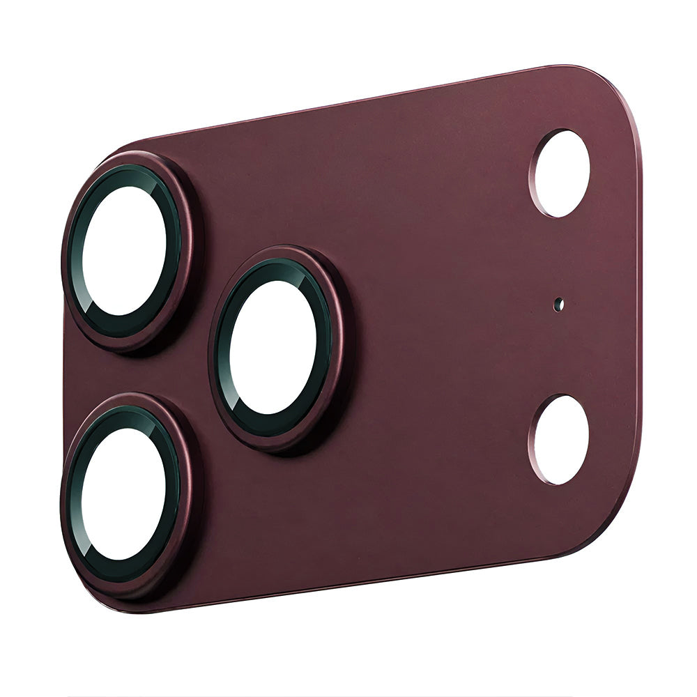 Beskyttelsesfilm for bakre kamera Lito Crown Halo AR + AF for Apple iPhone 18 Pro Max, Herdet glass, Burgunder
