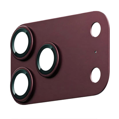 Beskyttelsesfilm for bakre kamera Lito Crown Halo AR + AF for Apple iPhone 18 Pro Max, Herdet glass, Burgunder