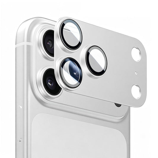 Beskyttelsesfilm for bakre kamera Lito Crown Halo AR + AF for Apple iPhone 18 Pro, Herdet glass, Sølv