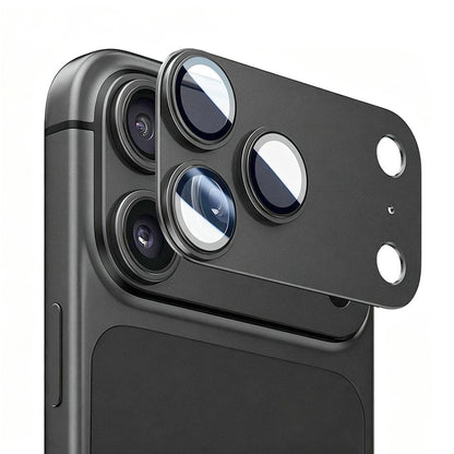 Beskyttelsesfilm for bakre kamera Lito Crown Halo AR + AF for Apple iPhone 18 Pro, Herdet glass, svart