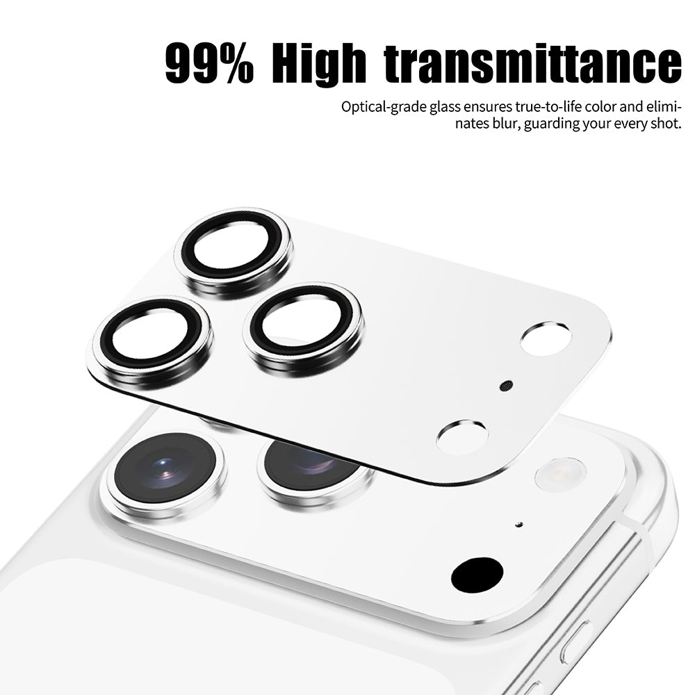 Beskyttelsesfilm for bakre kamera Lito Crown Halo AR + AF for Apple iPhone 18 Pro, Herdet glass, svart