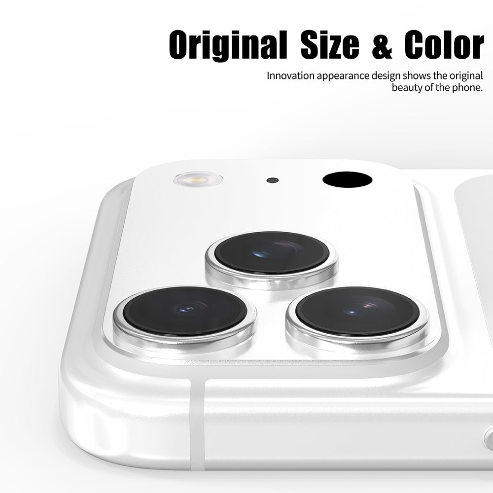 Beskyttelsesfilm for bakre kamera Lito Crown Halo AR + AF for Apple iPhone 18 Pro, Herdet glass, svart