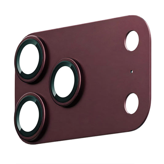 Beskyttelsesfilm for bakre kamera Lito Crown Halo AR + AF for Apple iPhone 18 Pro, Herdet glass, Burgunder
