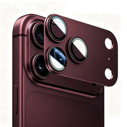Beskyttelsesfilm for bakre kamera Lito Crown Halo AR + AF for Apple iPhone 18 Pro, Herdet glass, Burgunder