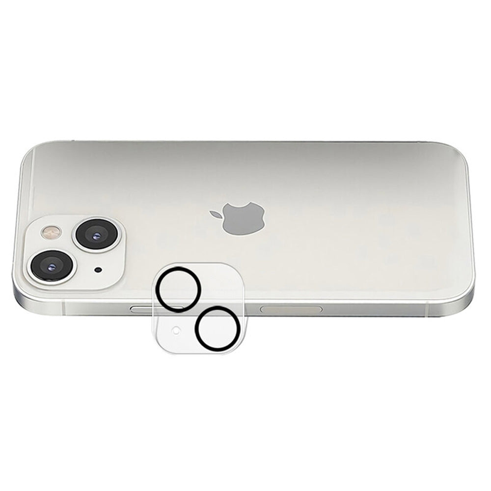 Bakre kamerabeskyttelsesfilm Lito S+ for Apple iPhone 14 Plus / 14, Herdet glass, svart
