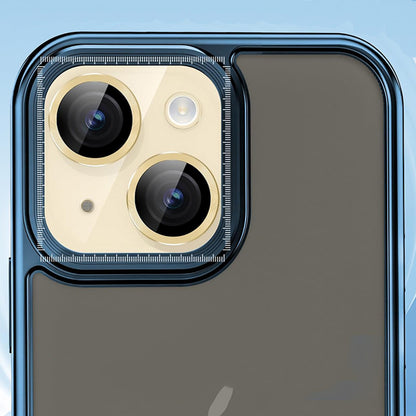 Beskyttelsesfilm for bakre kamera Lito S+ for Apple iPhone 14, Herdet glass, Gul