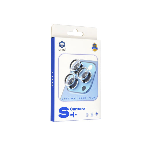 Beskyttelsesfolie for bakre kamera Lito S+ for Apple iPhone 17, Herdet glass, Svart