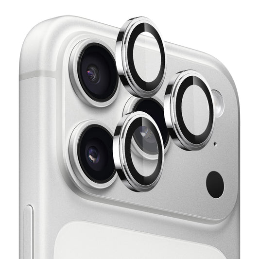 Bakre kameralinsebeskyttelse Lito S+ for Apple iPhone 18 Pro / 18 Pro Max, Herdet glass, Sølv