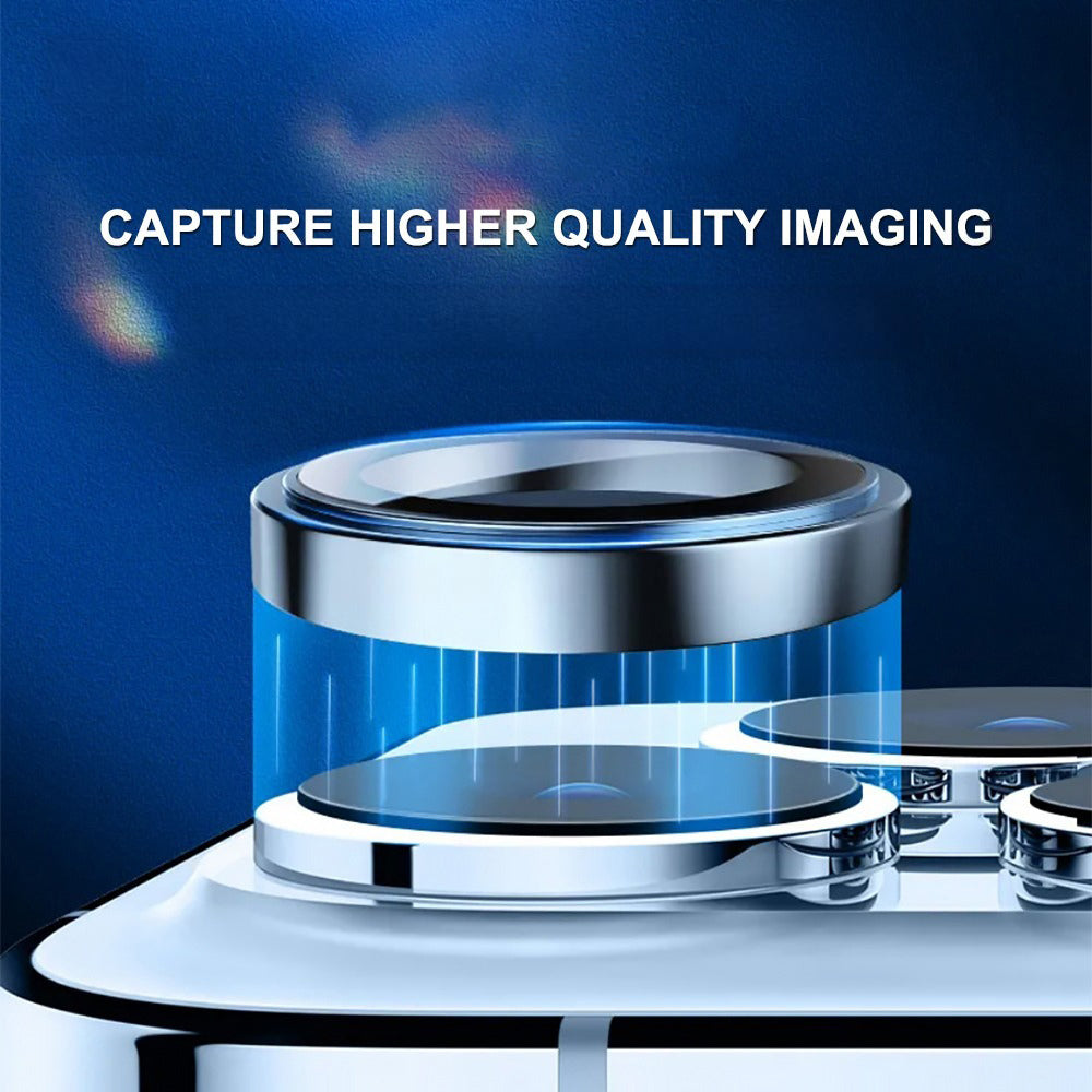 Bakre kameralinsebeskyttelse Lito S+ for Apple iPhone 18 Pro / 18 Pro Max, Herdet glass, Burgunder