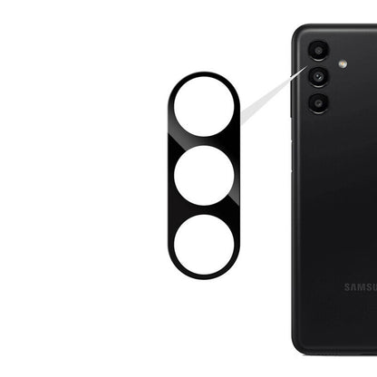 Bakre kameralinsebeskyttelse Lito S+ for Samsung Galaxy S24+ S926, Herdet glass, Svart
