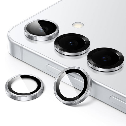 Beskyttelsesfolie for bakre kamera Lito S+ for Samsung Galaxy S26 Plus / S26, Herdet glass, Sølvfarget