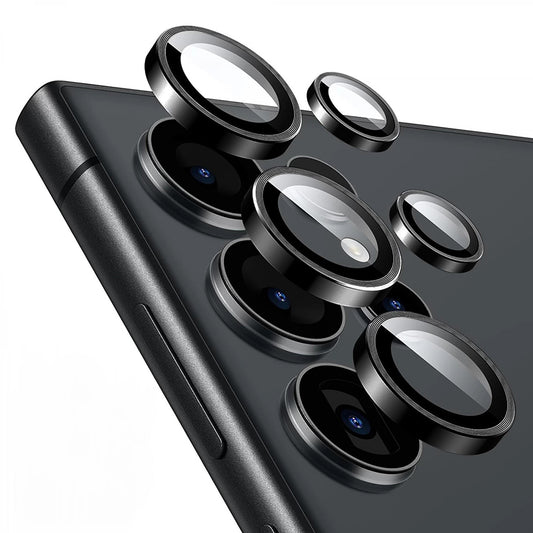 Beskyttelsesfolie for bakre kamera Lito S+ for Samsung Galaxy S26 Ultra, Herdet glass, Svart