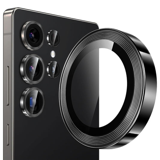 Beskyttelsesfolie for bakre kamera Lito S+ for Samsung Galaxy S26 Ultra, Herdet glass, Svart