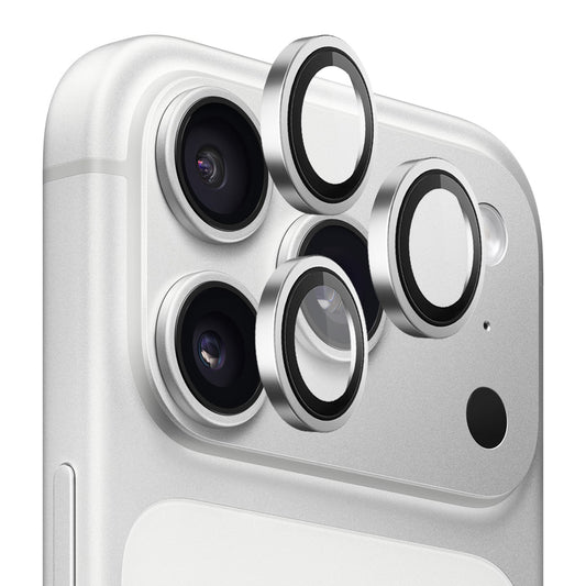 Bakre kameralinsebeskyttelse Lito Titanium AR for Apple iPhone 18 Pro / 18 Pro Max, Herdet glass, Sølv