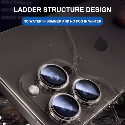 Bakre kameralinsebeskyttelse Lito Titanium AR for Apple iPhone 18 Pro / 18 Pro Max, Herdet glass, Sølv