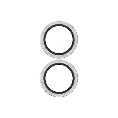 Bakre kamera beskyttelsesfilm PanzerGlass Hoops Glitter for Apple iPhone 17 / 16 Plus / 16, Herdet glass, Sølvfarget