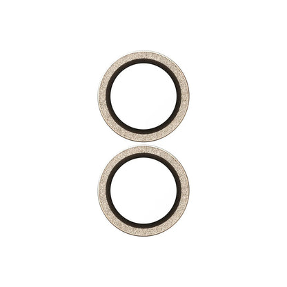 Bakre kamera beskyttelsesfilm PanzerGlass Hoops Glitter for Apple iPhone 17 / 16 Plus / 16, Herdet glass, Gull