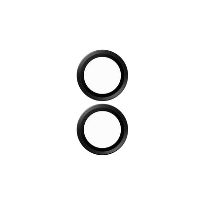 Bakre kamera beskyttelsesfilm PanzerGlass Hoops for Apple iPhone 16 Plus / 16, Herdet glass, Svart