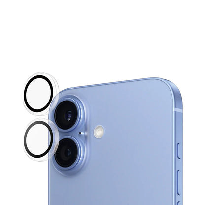 Bakre kamera beskyttelsesfilm PanzerGlass Hoops for Apple iPhone 16 Plus / 16, Herdet glass, Gjennomsiktig