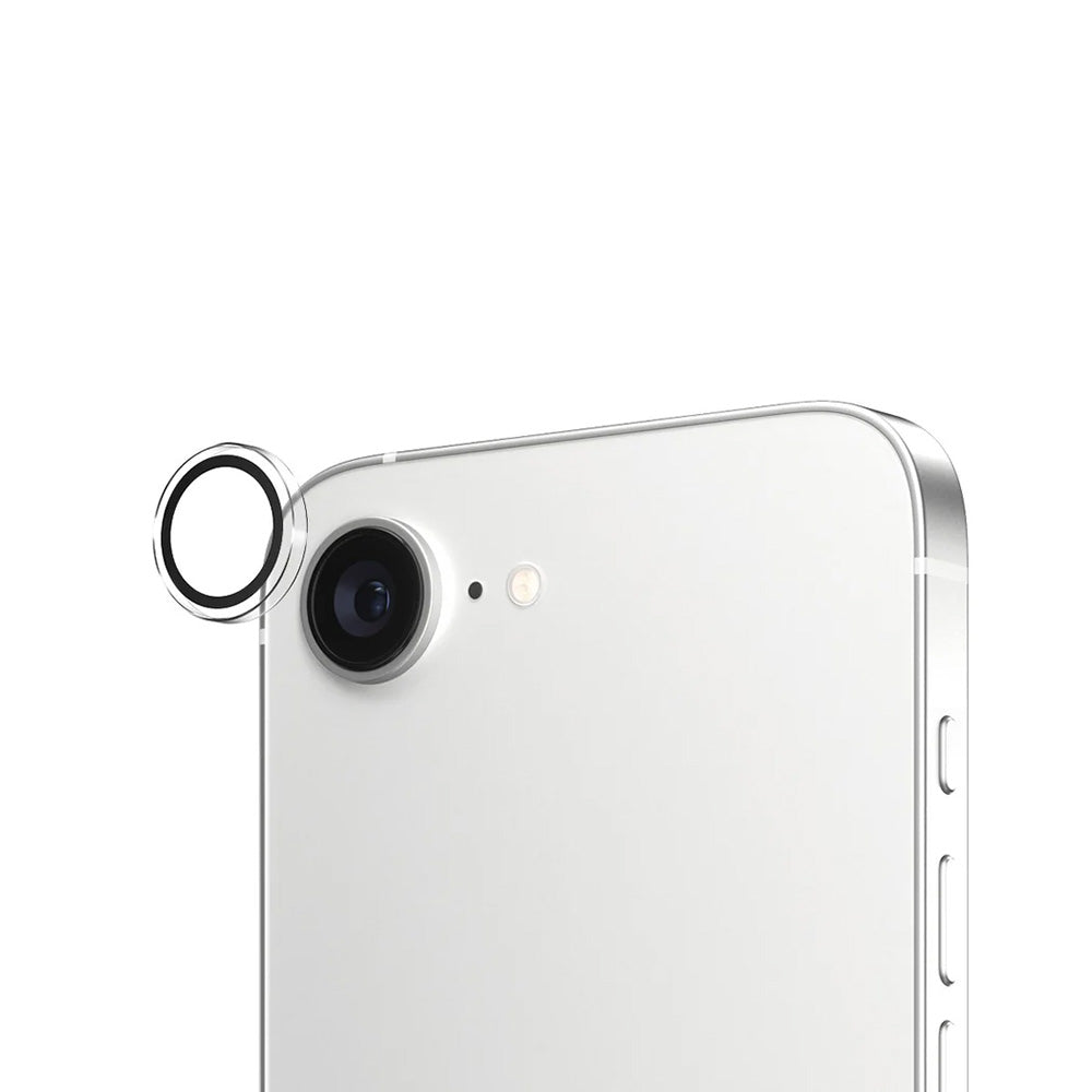 Bakre kamera beskyttelsesfilm PanzerGlass Hoops for Apple iPhone 16e, Herdet glass, Gjennomsiktig