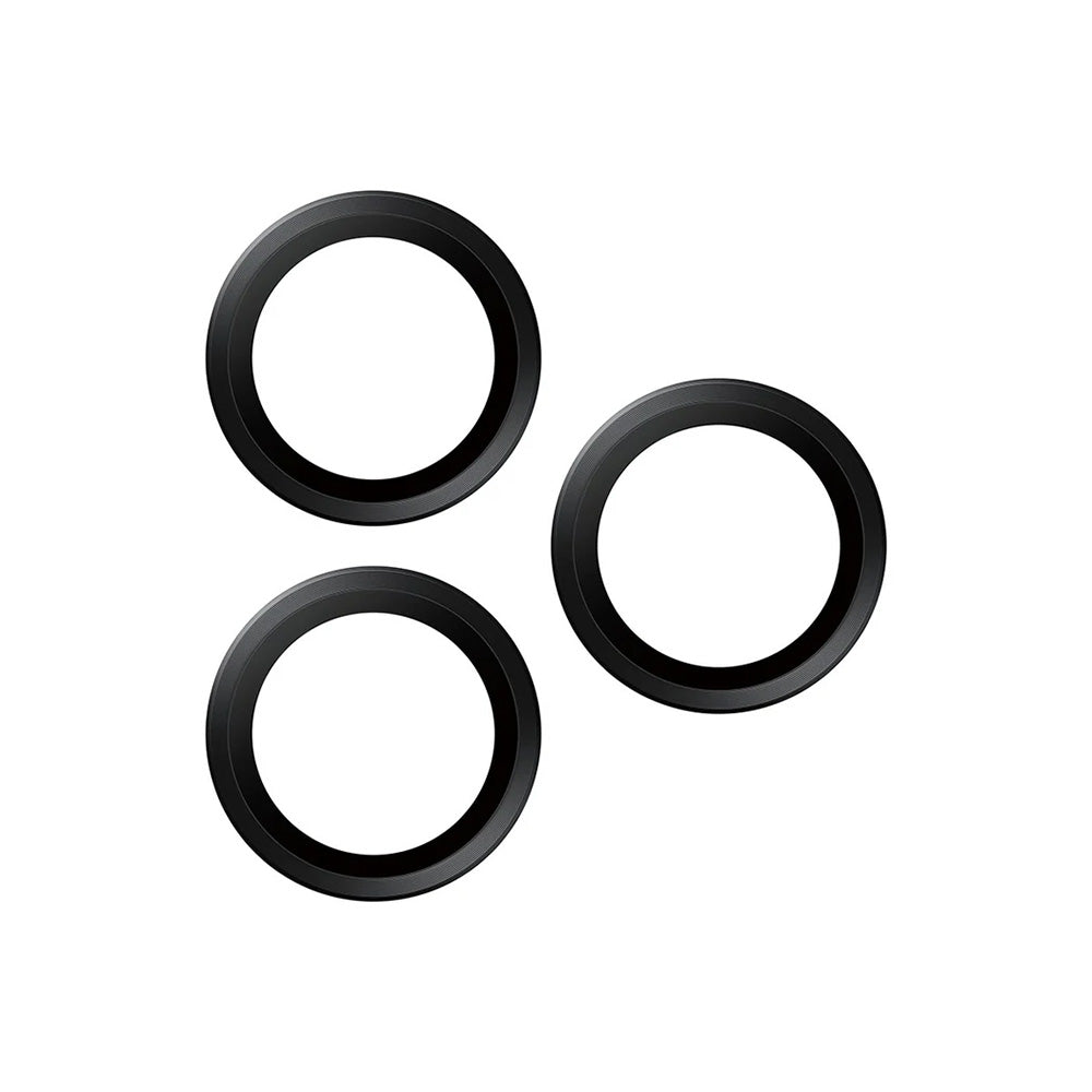 Bakre kamera beskyttelsesfilm PanzerGlass Hoops for Apple iPhone 17 Pro Max / 17 Pro / 16 Pro Max / 16 Pro, Herdet glass, Svart